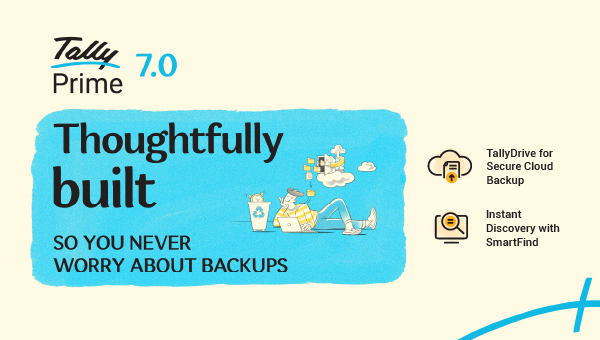 How to schedule a backup to TallyDrive in TallyPrime
