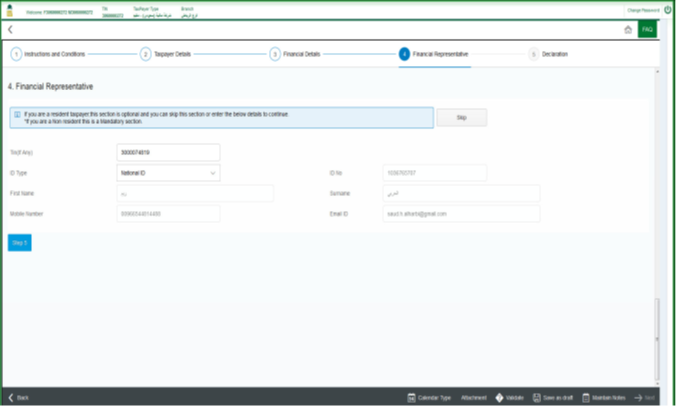 financial repressentative